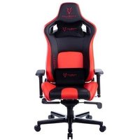 Cadeira Gamer Husky Gaming Hailstorm 900, Preto e Vermelho, Com Almofadas, Reclinável com Sistema Frog, Descanso de Braço 3D - HGMA085