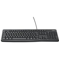 Teclado com fio USB Logitech K120 Resistente à Respingos e Layout ABNT2 -920-004423