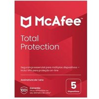 McAfee Total Protection - 5 Dispositivos, 1 Ano Digital