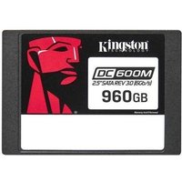 SSD Kingston DC600M Mixed-Use, 960 GB, SATA III, 2.5", Leitura: 560 MB/s, Gravação: 530 MB/s, para Servidor, Preto - SEDC600M/960G