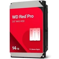 HD WD Red Pro, NAS, 14TB, 3.5', Cache 512MB, 7200RPM, SATA - WD142KFGX