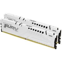 Memória RAM Kingston Fury Beast Expo, 32GB (2X16GB), 6000MT/s, DDR5, DIMM, CL30, Branco - KF560C30BWEK2-32