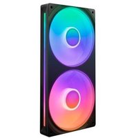 Ventoinha NZXT Single-frame F Series, LED RGB Core, 240mm, 2x 120mm, Preto - RF-U24HF-B1