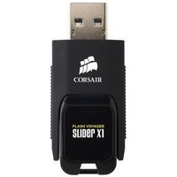 Pen Drive 256GB Corsair Voyager Slider X1, USB 3.0, Leitura de 130MB/s, Preto - CMFSL3X1-256GB