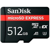 Cartão SanDisk microSD Express, 512GB, Compatível com Nintendo Switch 2, Preto - SDSQXFN-512G-GN4NN
