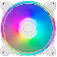 Kit Ventoinhas para Gabinete Cooler Master MasterFan MF120 Halo2 3in1, 120mm, Iluminação RGB, Branco - MFL-B2DW-213P2-R2
