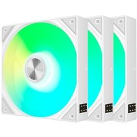 Kit com 3 Ventoinhas Tryx ROTA SL, ARGB, 120mm, Branco - F-R120A-AM3M-G0W