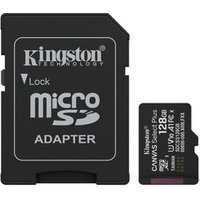 Cartão de Memória Kingston,Canvas Select Plus microSDXC , 128GB, Gen3 150MB/s, Classe A1 com adaptador - SDCS3/128GB