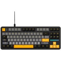 Teclado Mecânico Gamer Attack Shark X87, TKL, RGB, Star Black, Preto - AS-X87-STAR-BK