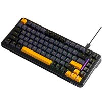 Teclado Mecânico Gamer Attack Shark M86, 75% Compacto, RGB, Star Black, Preto - AS-M86-STAR-BK