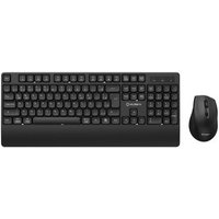 Kit Teclado e Mouse Sem Fio Husky Duo Optima 400, Bluetooth, 2.4GHz, Silencioso, ABNT2, Preto - HCO400PT