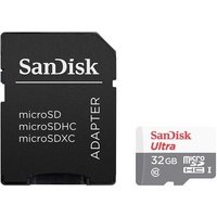 Cartão MicroSD SanDisk Ultra MicroSDHC UHS-I, 32GB, 100MB/s, com adaptador - SDSQUNR-032G-GN3MA