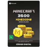 Gift Card Moeda para Jogo Minecraft Minecoins: 3500 Coins - Produto Digital