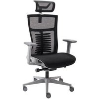 Cadeira Office Elements Vertta Especial, Até 150 kg, Reclinável, Braços 3D, Cilindro Classe 4, Cinza e Preto - 70054