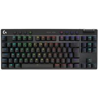 Teclado Gamer Sem Fio Logitech G Pro X com design TKL, Layout US, RGB LIGHTSYNC e Switch Exclusivo GX Brown Tactile, Preto- 920-012127