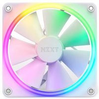 Ventoinha NZXT F120RGB, 120mm, Led RGB, Branco - RF-R12SF-W1