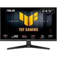 Monitor Gamer ASUS TUF 25", Full HD, 200Hz, 0.3ms, Fast IPS, VRR, G-Sync Comp, FreeSync Premium, HDR10, Som Integrado, Preto - VG259Q5A