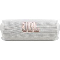 Caixa de Som Bluetooth Portátil JBL Flip 7, 35W RMS, À Prova d'Água IP68, Bateria de 14h, Auracast, Branca - JBLFLIP7WHTBR