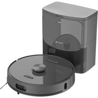 Robô Aspirador de Pó e Passa Pano KABUM! smart K1100, Mapeia, MOP rotativo, Autolimpante, 10000PA, APP, 220V, Cor Inox/Cinza - KSAR110020CZ