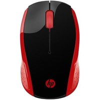 Mouse HP Sem Fio 200 Oman Vermelho - 2HU82AA