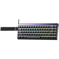 Teclado Magnético Gamer Aula HERO68 HE 8000hz, RGB, Switch Jade King Hotswap, 65%, ANSI, Preto Lighthouse - HERO68HE-LIGH-BK-JADE