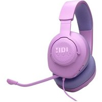 Headset Gamer JBL Quantum 100M2, Microfone Removível, PC PS5 Xbox Switch, Roxo - JBLQTUM100M2PUR