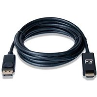 Cabo Adaptador Conversor Displayport para HDMI F3, 1.8 Metros - JC- CB-DMI18