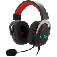 Headset Gamer Redragon Zeus X, Chroma Mk.II, RGB, Som Surround 7.1, Drivers 53mm, USB, Preto e Vermelho - H510-RGB