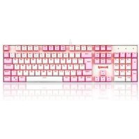 Teclado Mecânico Gamer Redragon Single Color Mitra, Switch Blue, ABNT2, Branco e Rosa - K551WP (PT-BLUE)