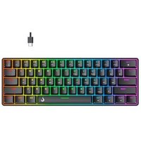 Teclado Mecânico Gamer Rise Mode GM1 Black, RGB, Switch Outemu Brown - RM-TCM-GM1-BBRO