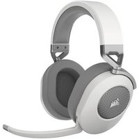 Headset Gamer Sem Fio Corsair HS65 Wireless, Dolby 7.1 Surround, USB Tipo-C, Wireless e Bluetooth, V2, Branco - CA-9011286-NA2