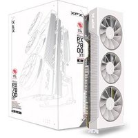 Placa de Vídeo RX 7800 XT Magnetic Air Gaming Graphics Card with XFX Qicksilver White AMD Radeon, 16GB GDDR6, Freesync - RX-78TMAIRW9