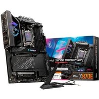 Placa-Mãe MSI MPG X870E Carbon, AMD Socket AM5 ATX, DDR5, Wi-Fi 7, Bluetooth 5.4, Preto - MPG X870E CARBON WIFI