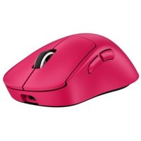 Mouse Gamer Sem Fio Logitech G Pro X Superlight 2 DEX, Lightspeed, 44.000 DPI, Design Assimétrico para Destros, Rosa Magenta- 910-007372
