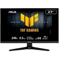 Monitor Gamer ASUS TUF 27", Full HD, 240Hz, 0.3ms, Fast IPS, VRR, G-Sync Comp, FreeSync Premium, HDR10, Som Integrado, Preto - VG279QM5A