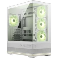 Gabinete Gamer MSI MAG Pano 110R PZ White, Mid Tower, Lateral em Vidro, 4x FANs ARGB, M-ATX, Branco - PANO110RPZWHT