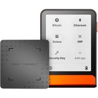 Carteira para Criptomoedas Ledger Flex, com Ledger Recovery Key, Laranja - FLEX-ORABTC-ENFRES