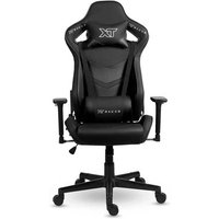 Cadeira Gamer XT Racer Taycan, Até 130Kg, Com Almofadas, Braço 3D, Cilindro de Gás Classe 4, Couro PU, Preta - XTR-046