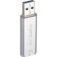 Pen Drive 64GB SecuX Forte, USB 3.2, Com Criptografia AES-XTS 256 e Autenticação por Senha, Prata - 98-101-000100