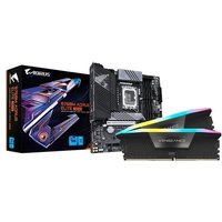 Memória RAM Corsair Vengeance RGB, 32GB (2x16GB) + Placa Mãe Gigabyte B760M AORUS ELITE GEN5