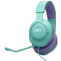 Headset Gamer JBL Quantum 100M2, Microfone Removível, PC PS5 Xbox Switch, Ciano - JBLQTUM100M2CYN