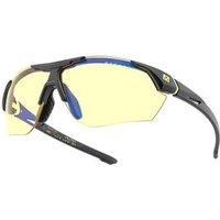 Óculos Gamer Gunnar Cyberpunk Militech, Onyx e Signal Yellow, Lentes Amber - CYB-MIL01