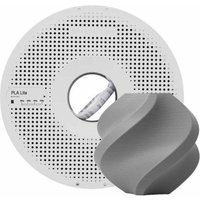 Filamento PLA Bambu Lab Lite, 1.75mm, 1kg, Com Carretel Reutilizável, Cinza Escuro - A18-D1-1.75-1000-SPL