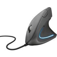Mouse Trust Vertical Ergonômico Verto, LED Azul, 6 Botões - 22885