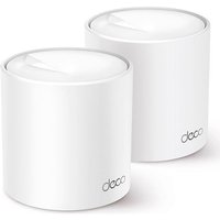 Roteador TP-Link Deco X50, AX3000, WiFi 6, 2402 Mbps, 2 Antenas Internas, Branco - Deco X50(2-pack)