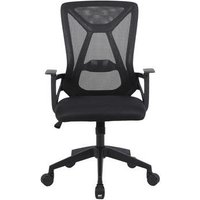 Cadeira Office XT-Office Diretor NR17, Até 90kg, Nylon, Ajuste para Lombar, Preto - XTO-012