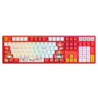 Teclado Mecânico Gamer Akko, RGB, Switch Princess Linear, Keycaps JDA, 5108S, Hello Kitty - 6925758618229
