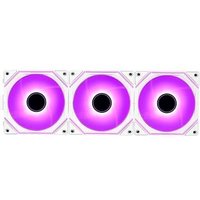 Kit Com 3 Ventoinhas Rise Mode Magneto Pro, 120mm, Led ARGB, Branco - RM-MAPRO-ARGB-W