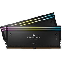Memória RAM Corsair Dominator Titanium, RGB, 32GB (2x16GB), 6600MHz, DDR5, CL34, para Intel XMP, Preto - CMP32GX5M2X6600C32