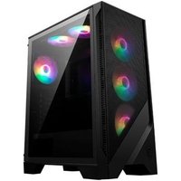 Gabinete Gamer MSI MAG Forge 120A Airflow, Mid Tower, Lateral em Vidro, 6x FANs RGB, ATX, Preto - 306-7G23A21-809